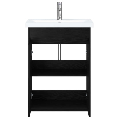 Badezimmermöbel-Set Schwarze Eiche 81 x 40 x 84,5 cm