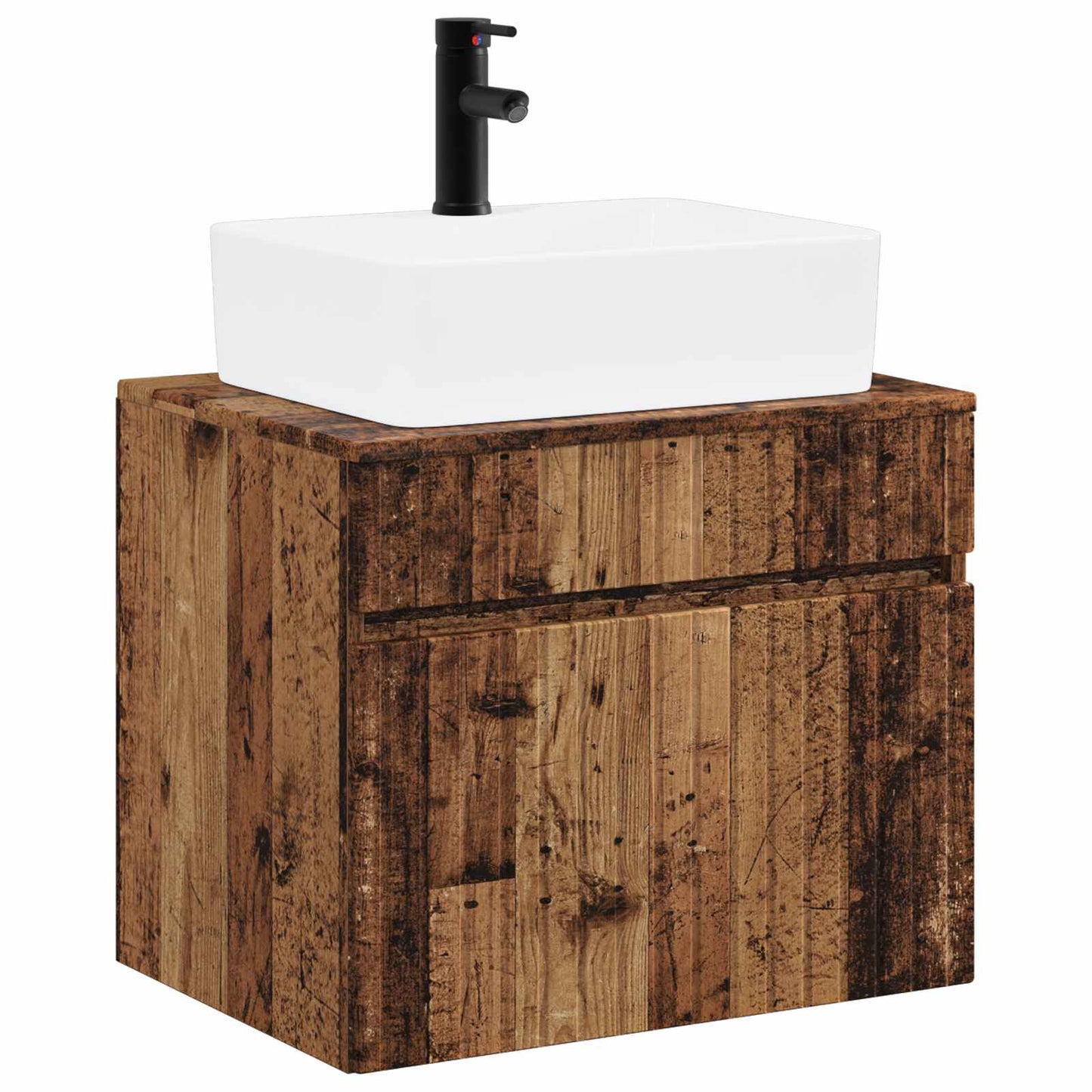 Badezimmermöbel-Set Altholz Holzwerkstoff