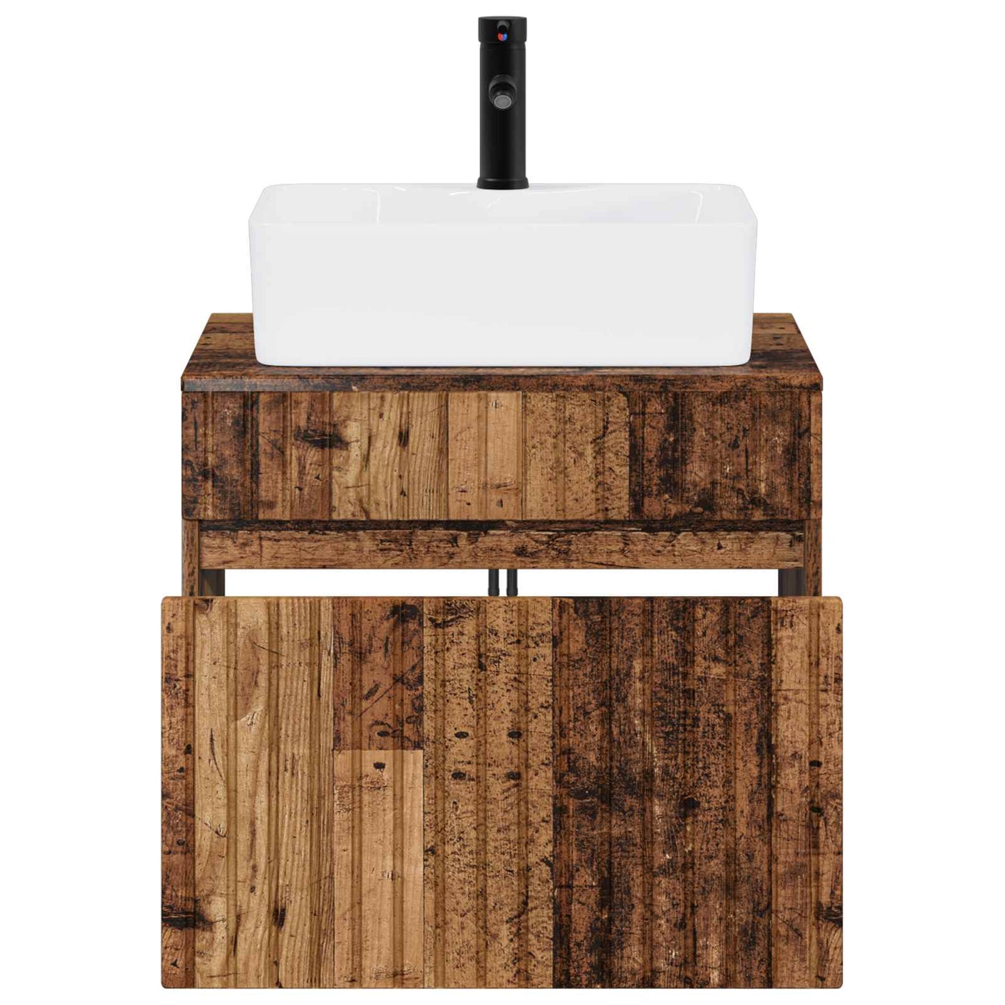 Badezimmermöbel-Set Altholz Holzwerkstoff