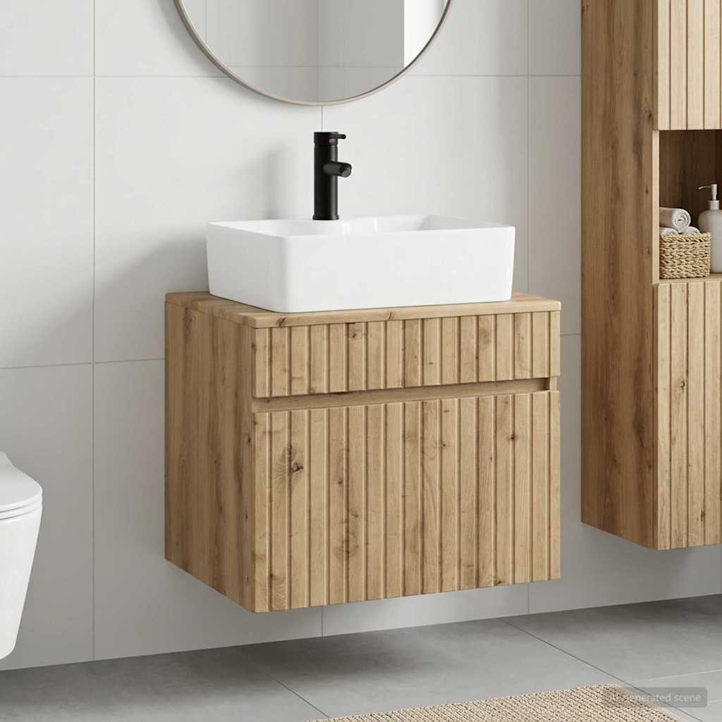 Badezimmermöbel-Set Artisan-Eiche Holzwerkstoff