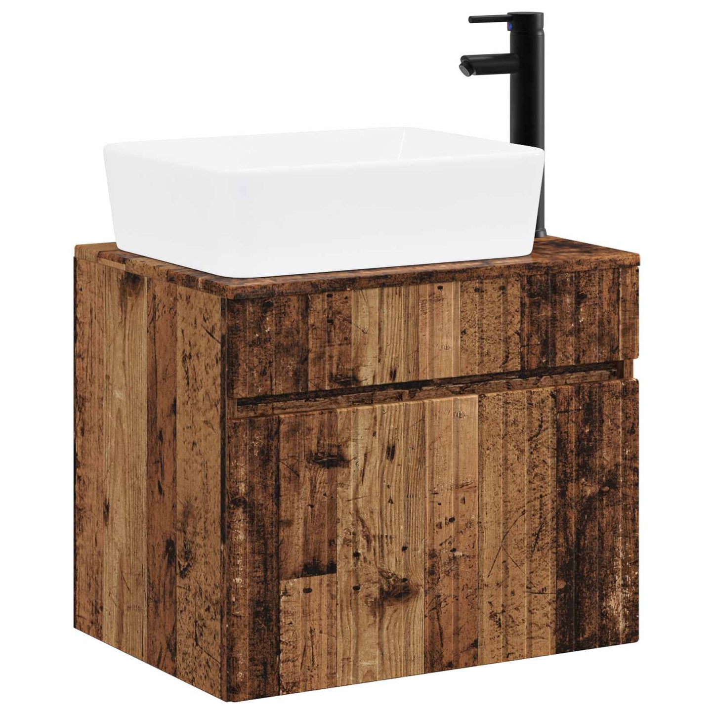 Badezimmermöbel-Set Altholz Holzwerkstoff