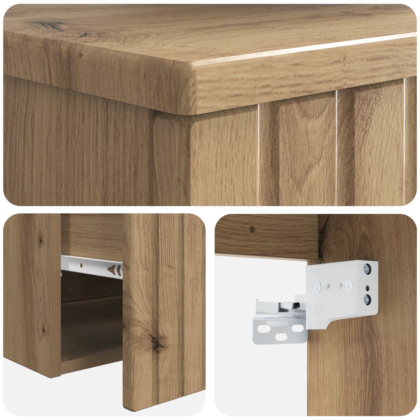 Badezimmermöbel-Set Artisan-Eiche Holzwerkstoff