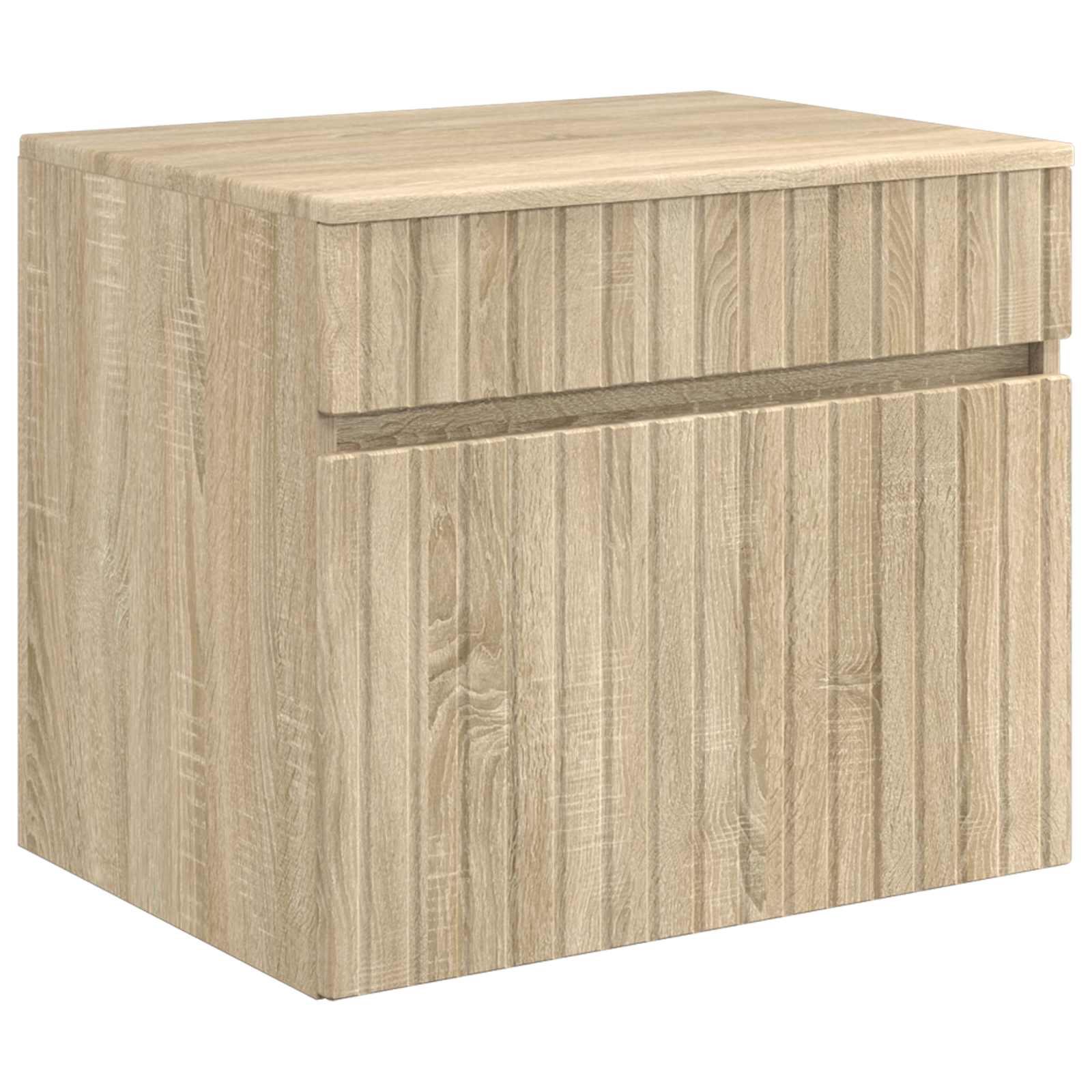 Badezimmermöbel-Set Sonoma-Eiche Holzwerkstoff