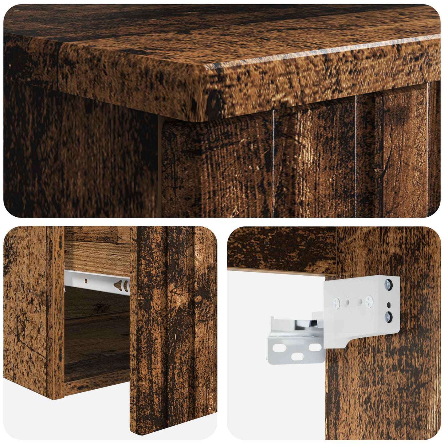 Badezimmermöbel-Set Altholz Holzwerkstoff