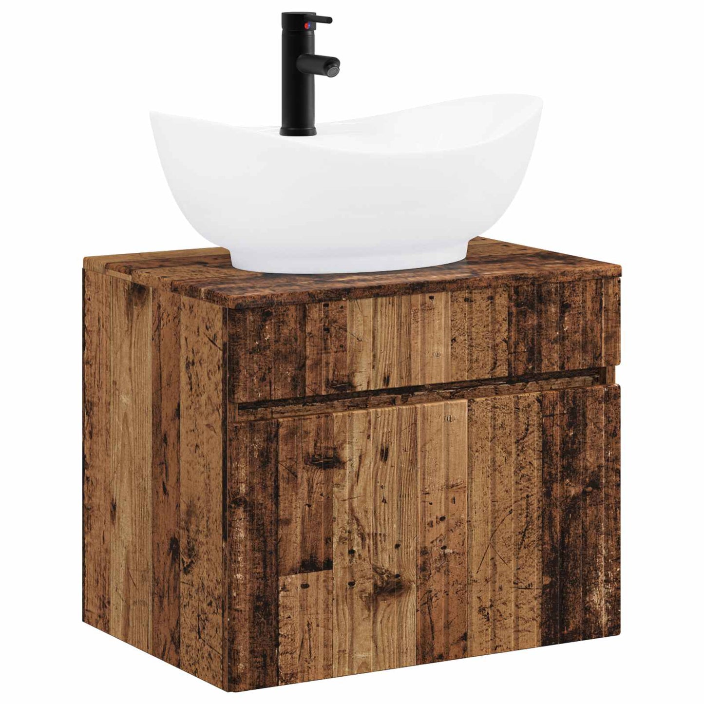 Badezimmermöbel-Set Altholz Holzwerkstoff
