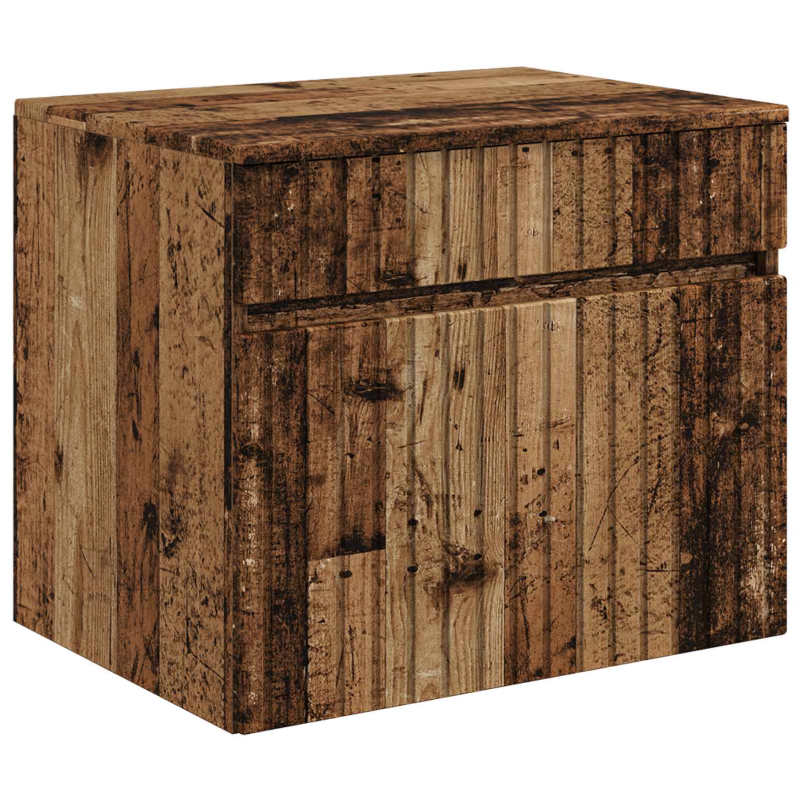 Badezimmermöbel-Set Altholz Holzwerkstoff