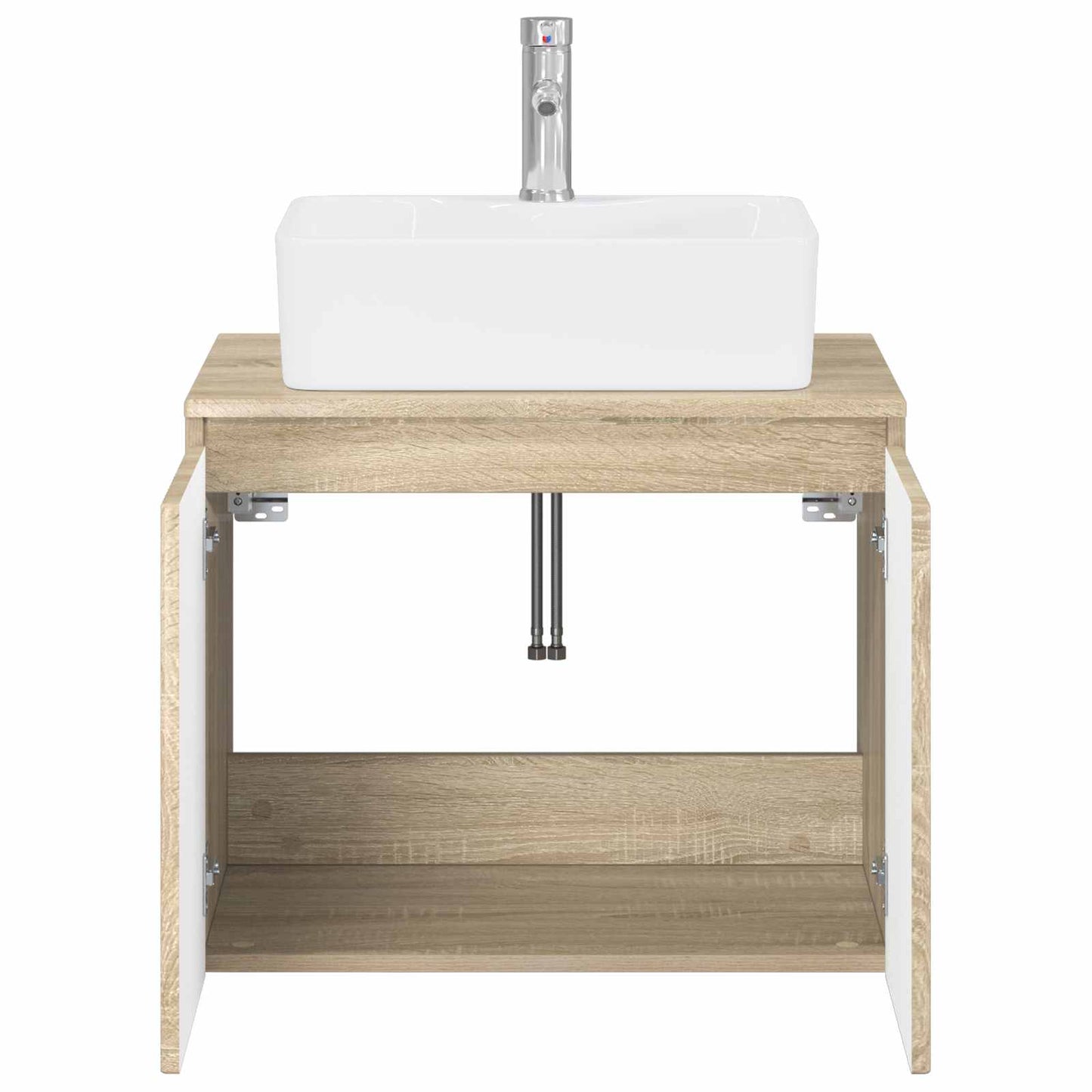 Badezimmermöbel-Set Sonoma-Eiche Holzwerkstoff