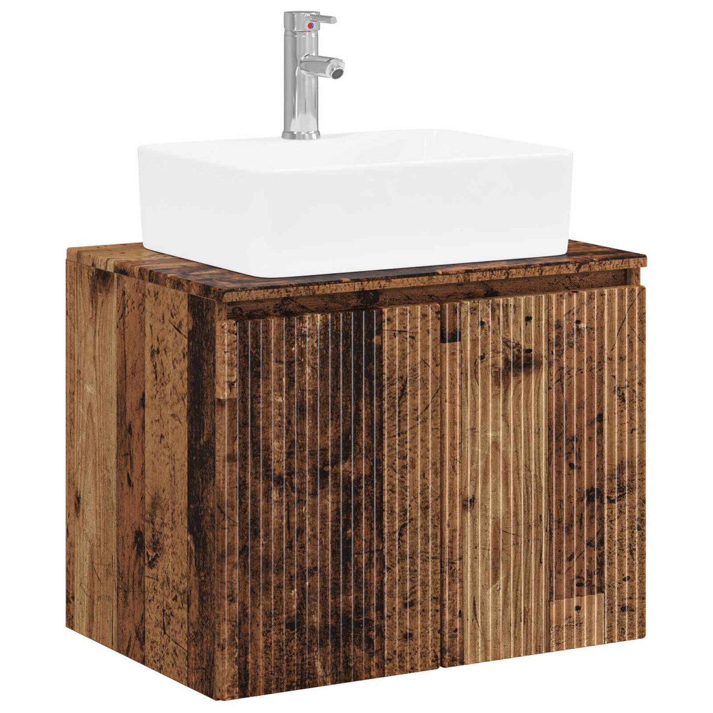 Badezimmermöbel-Set Altholz Holzwerkstoff