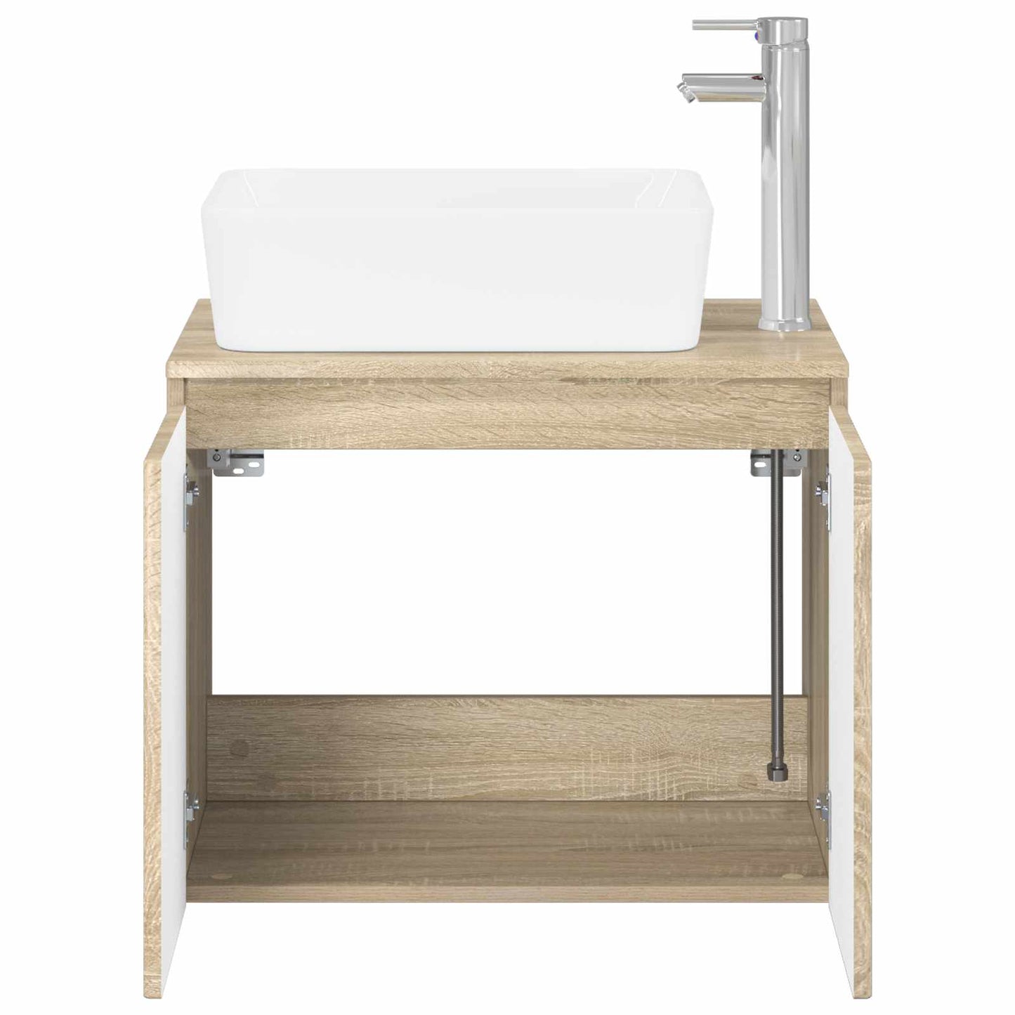 Badezimmermöbel-Set Sonoma-Eiche Holzwerkstoff