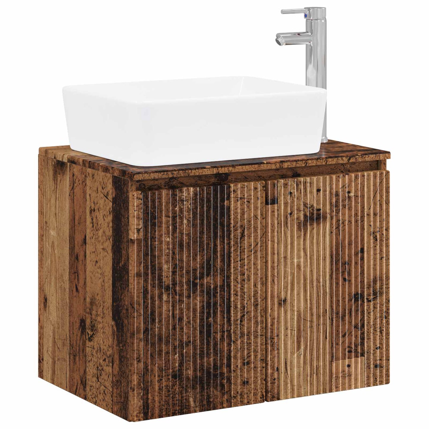 Badezimmermöbel-Set Altholz Holzwerkstoff
