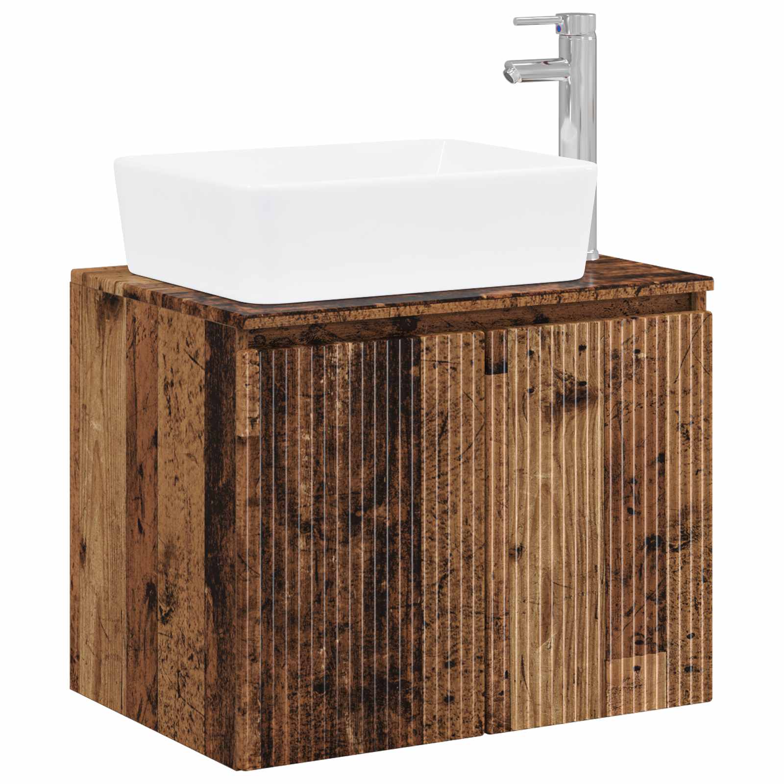Badezimmermöbel-Set Altholz Holzwerkstoff