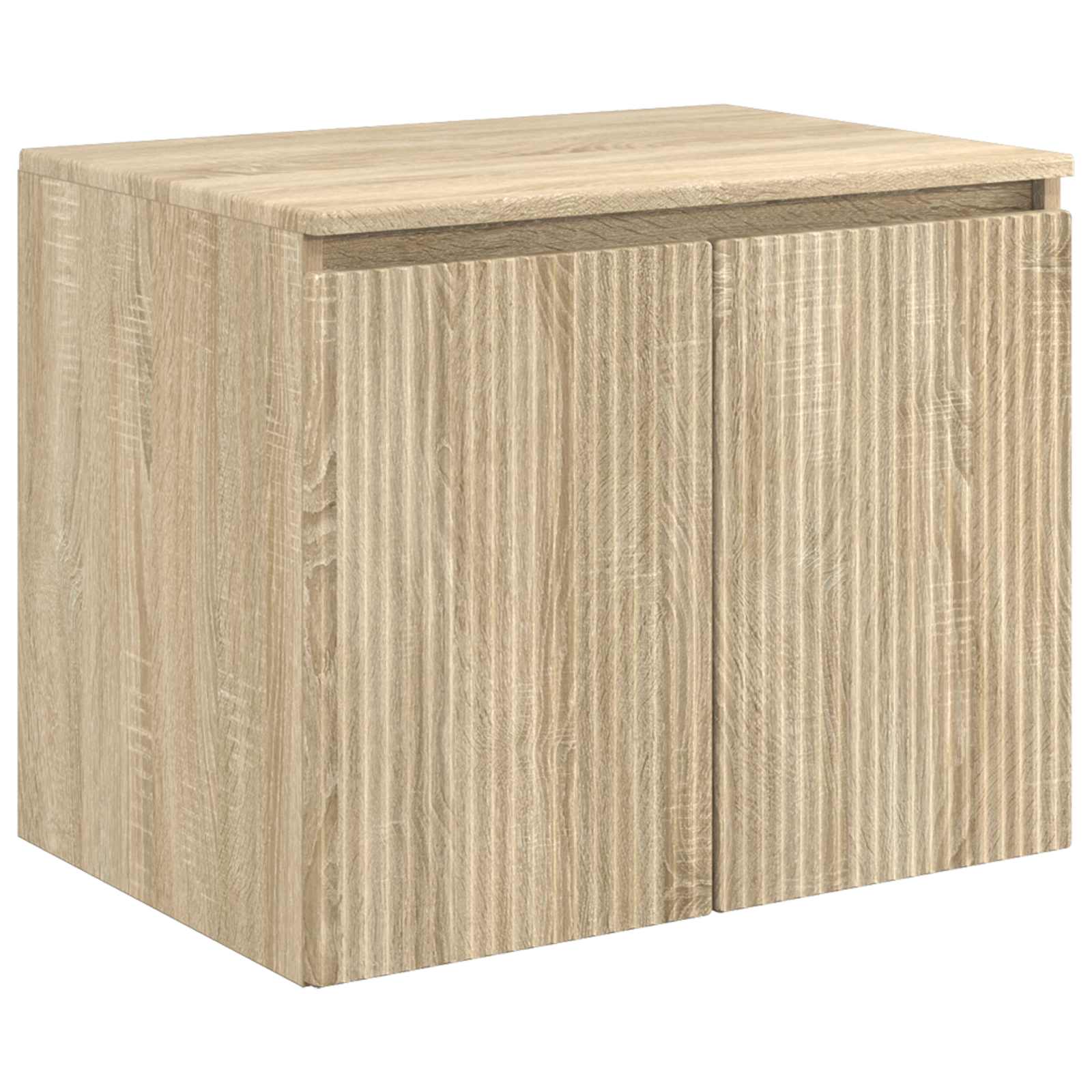 Badezimmermöbel-Set Sonoma-Eiche Holzwerkstoff
