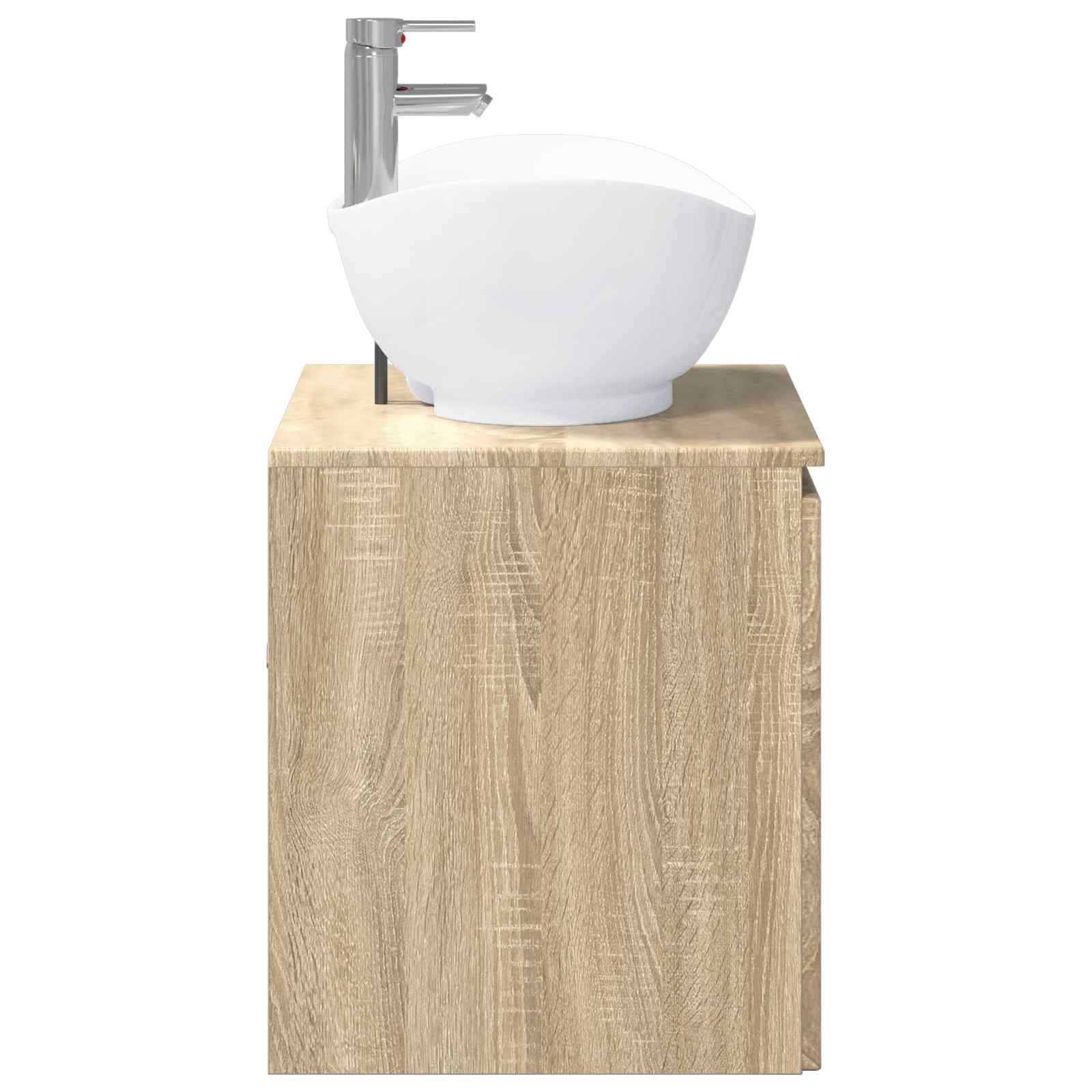 Badezimmermöbel-Set Sonoma-Eiche Holzwerkstoff