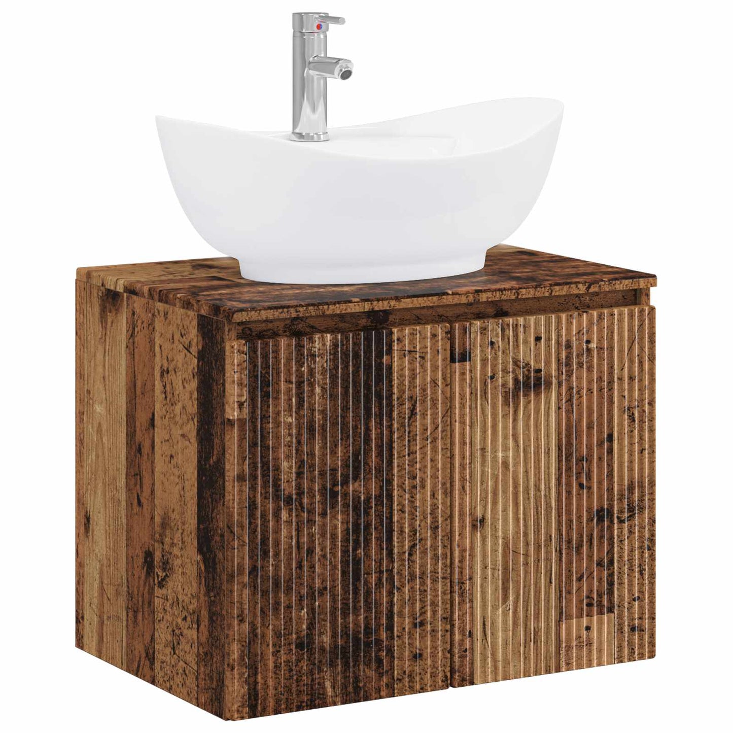 Badezimmermöbel-Set Altholz Holzwerkstoff