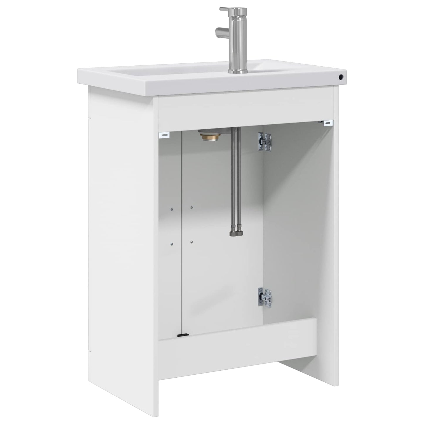 Badezimmermöbel-Set Weiß 61 x 40 x 84,5 cm Holzwerkstoff