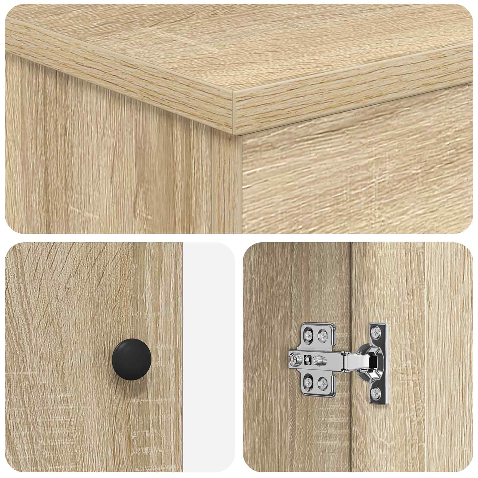 Badezimmermöbel-Set Sonoma-Eiche 61 x 40 x 84,5 cm