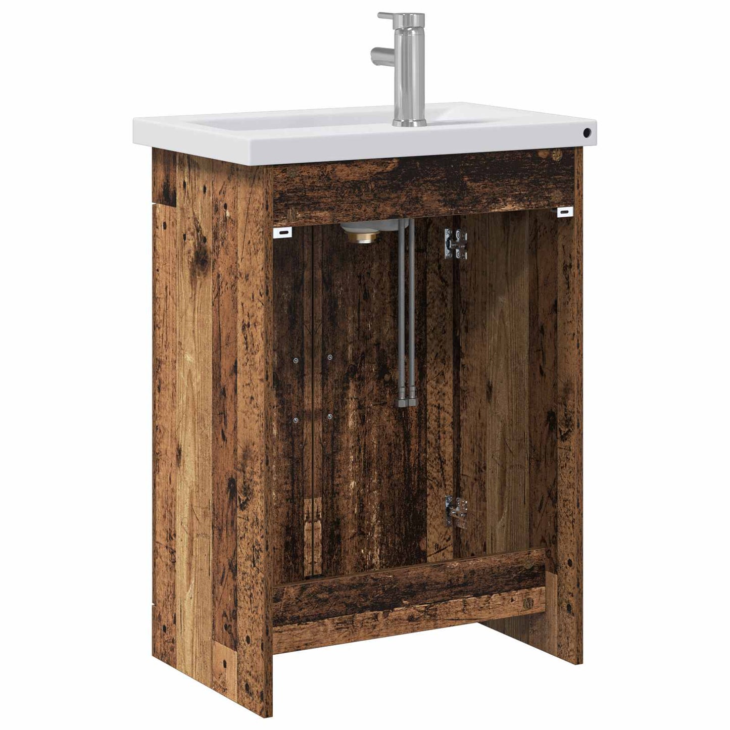 Badezimmermöbel-Set Altholz 61 x 40 x 84,5 cm Holzwerkstoff