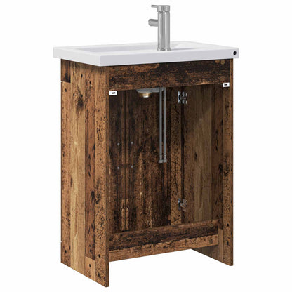 Badezimmermöbel-Set Altholz 61 x 40 x 84,5 cm Holzwerkstoff