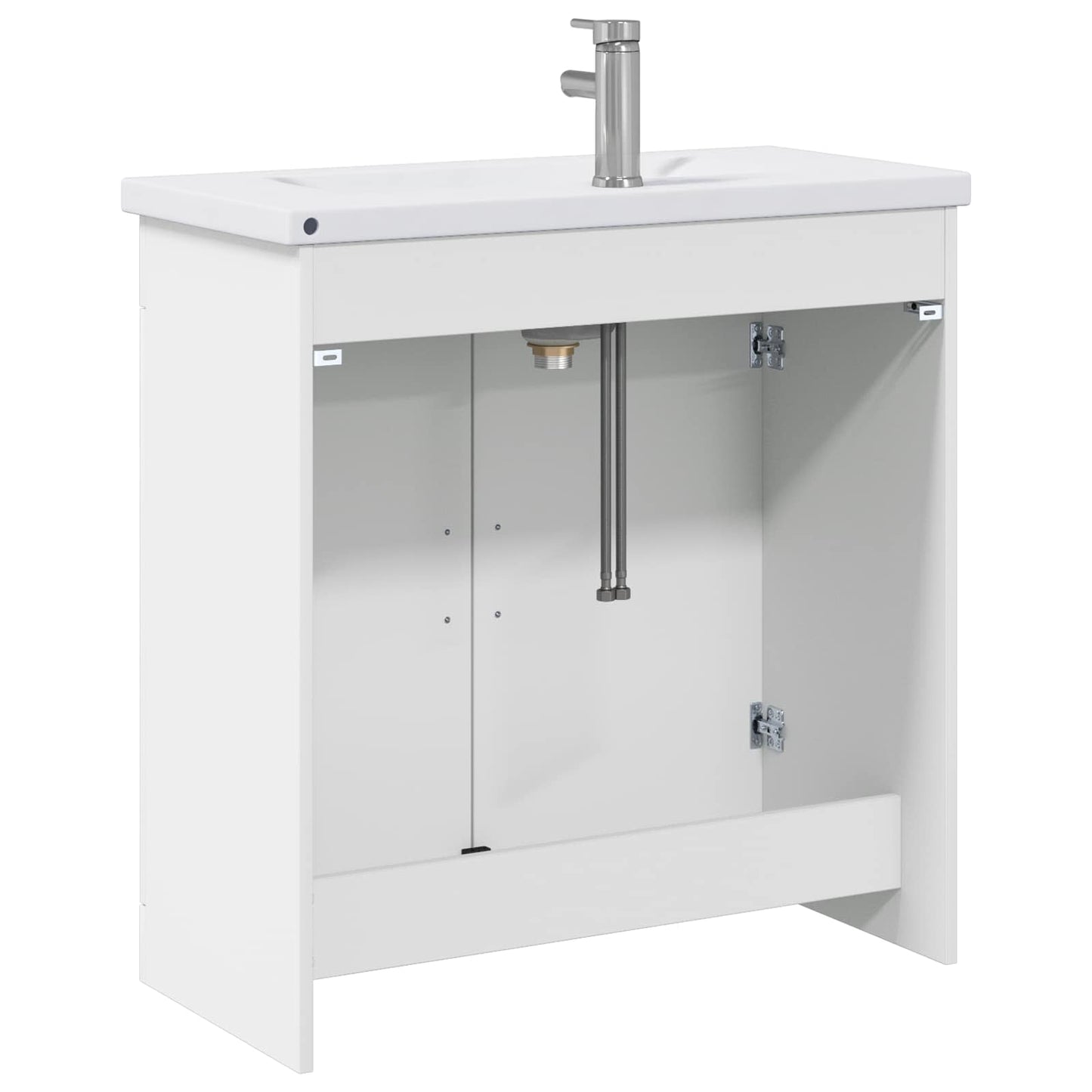 Badezimmermöbel-Set Weiß 81 x 40 x 84,5 cm Holzwerkstoff