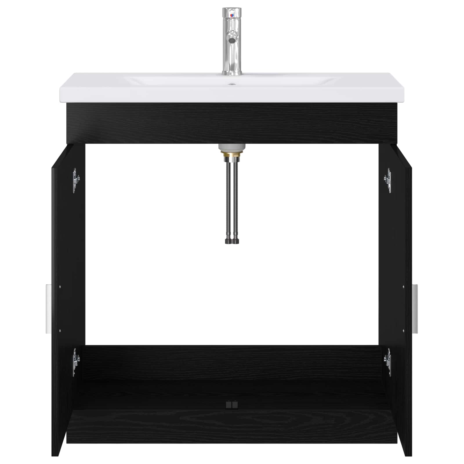 Badezimmermöbel-Set Schwarze Eiche 81 x 40 x 84,5 cm