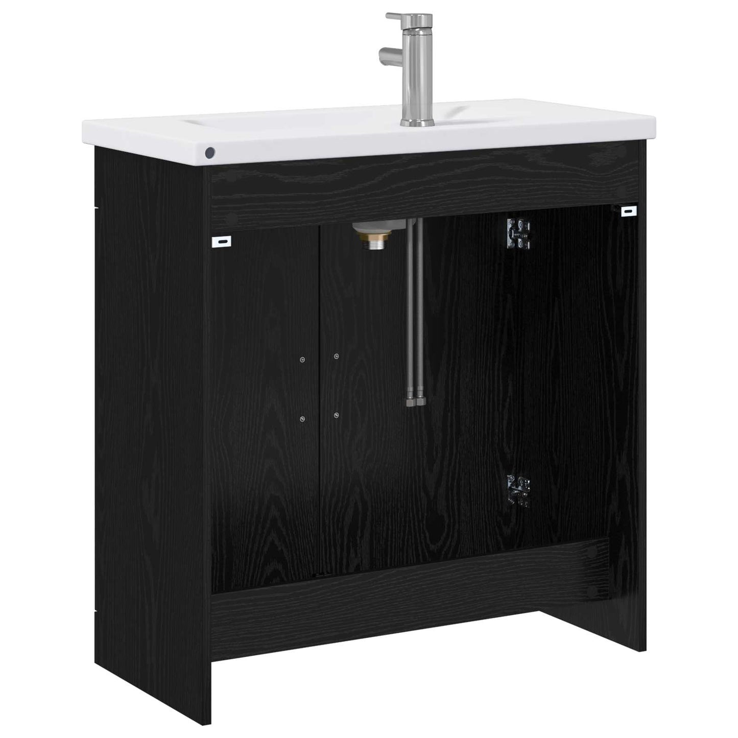 Badezimmermöbel-Set Schwarze Eiche 81 x 40 x 84,5 cm
