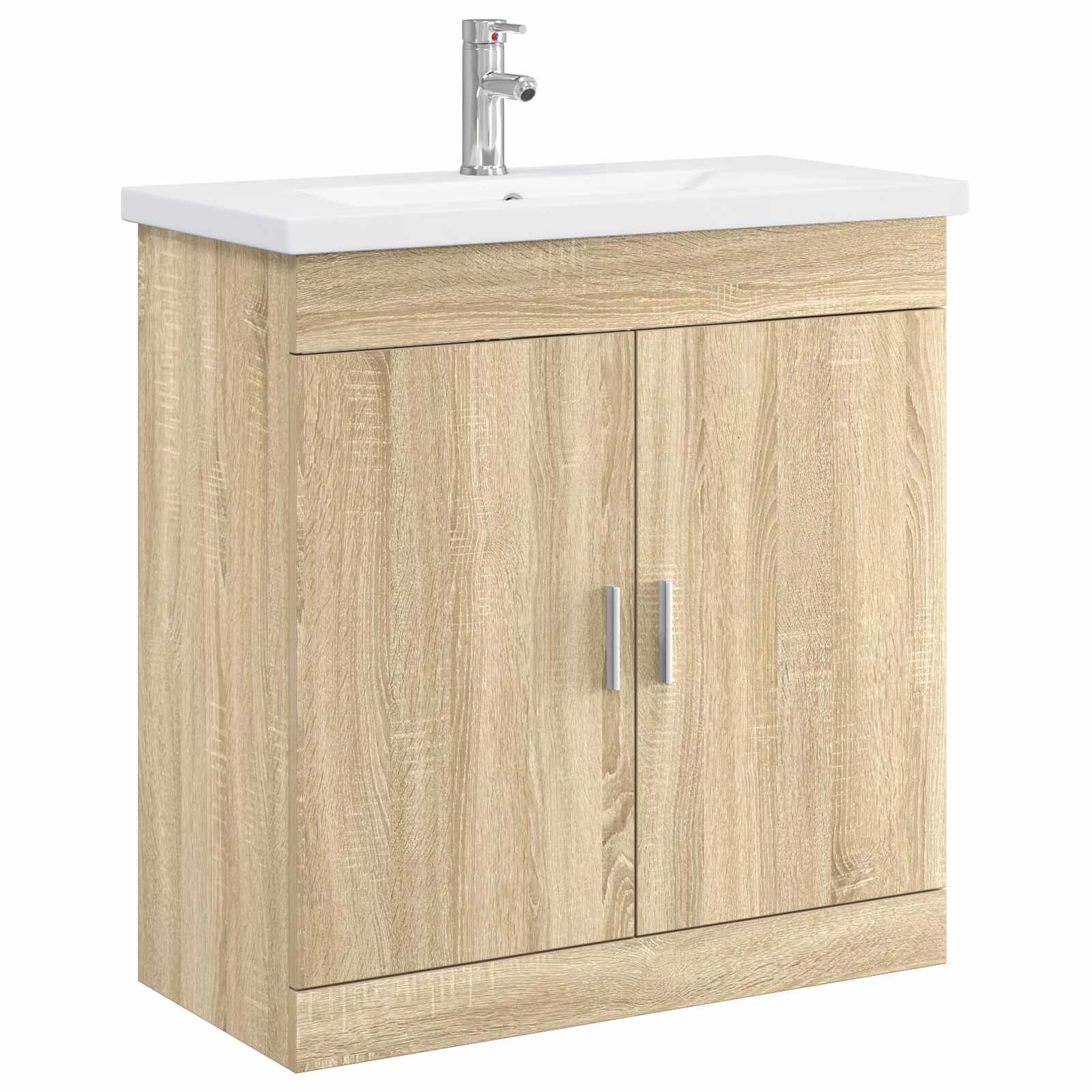 Badezimmermöbel-Set Sonoma-Eiche 81 x 40 x 84,5 cm