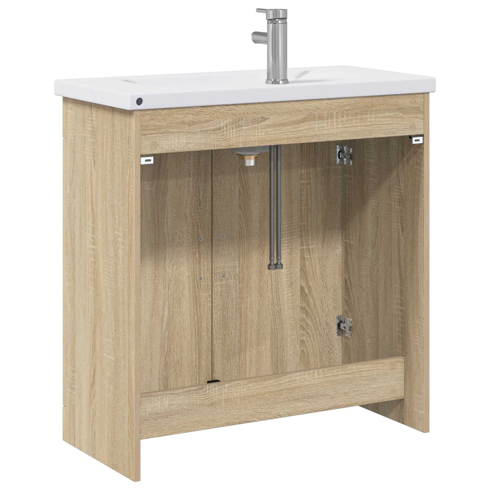 Badezimmermöbel-Set Sonoma-Eiche 81 x 40 x 84,5 cm