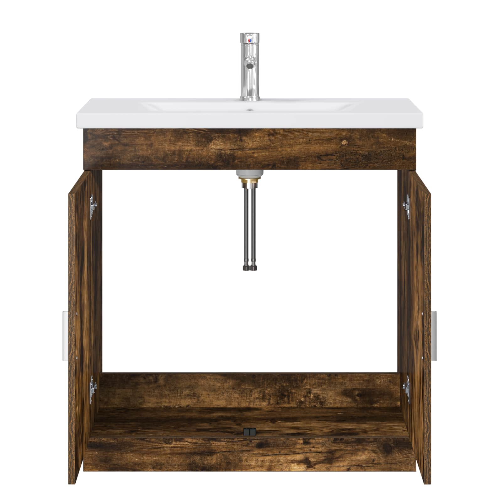 Badezimmermöbel-Set Geräucherte Eiche 81 x 40 x 84,5 cm