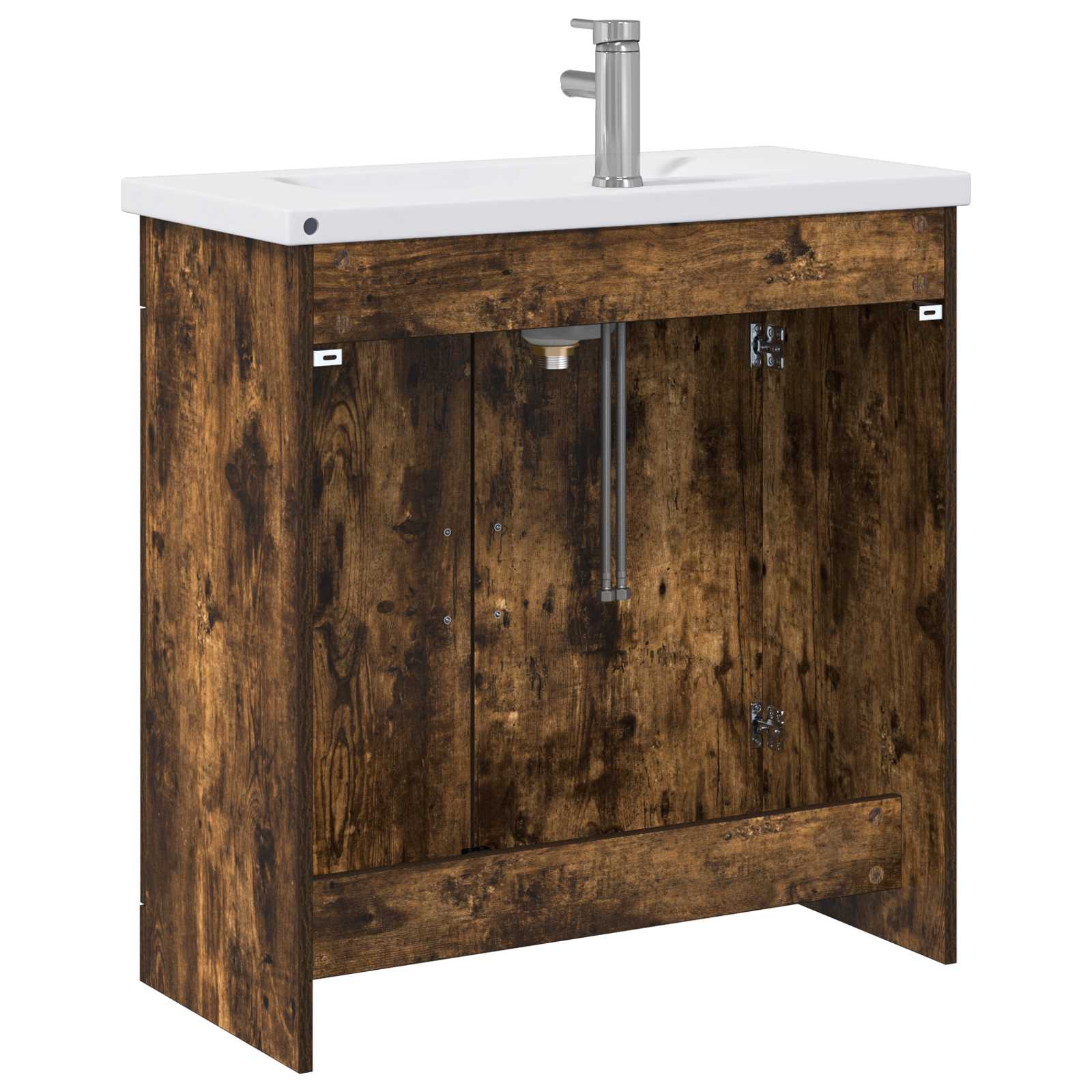 Badezimmermöbel-Set Geräucherte Eiche 81 x 40 x 84,5 cm