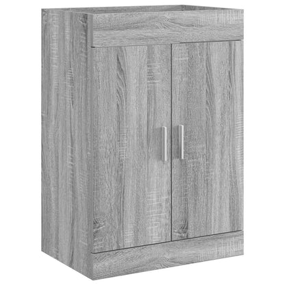 Badezimmermöbel-Set Grau Sonoma 81 x 40 x 84,5 cm Holzwerkstoff