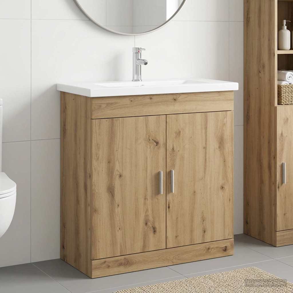 Badezimmermöbel-Set Artisan-Eiche 81 x 40 x 84,5 cm