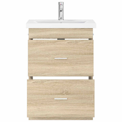 Badezimmermöbel-Set Sonoma-Eiche 61 x 40 x 84,5 cm