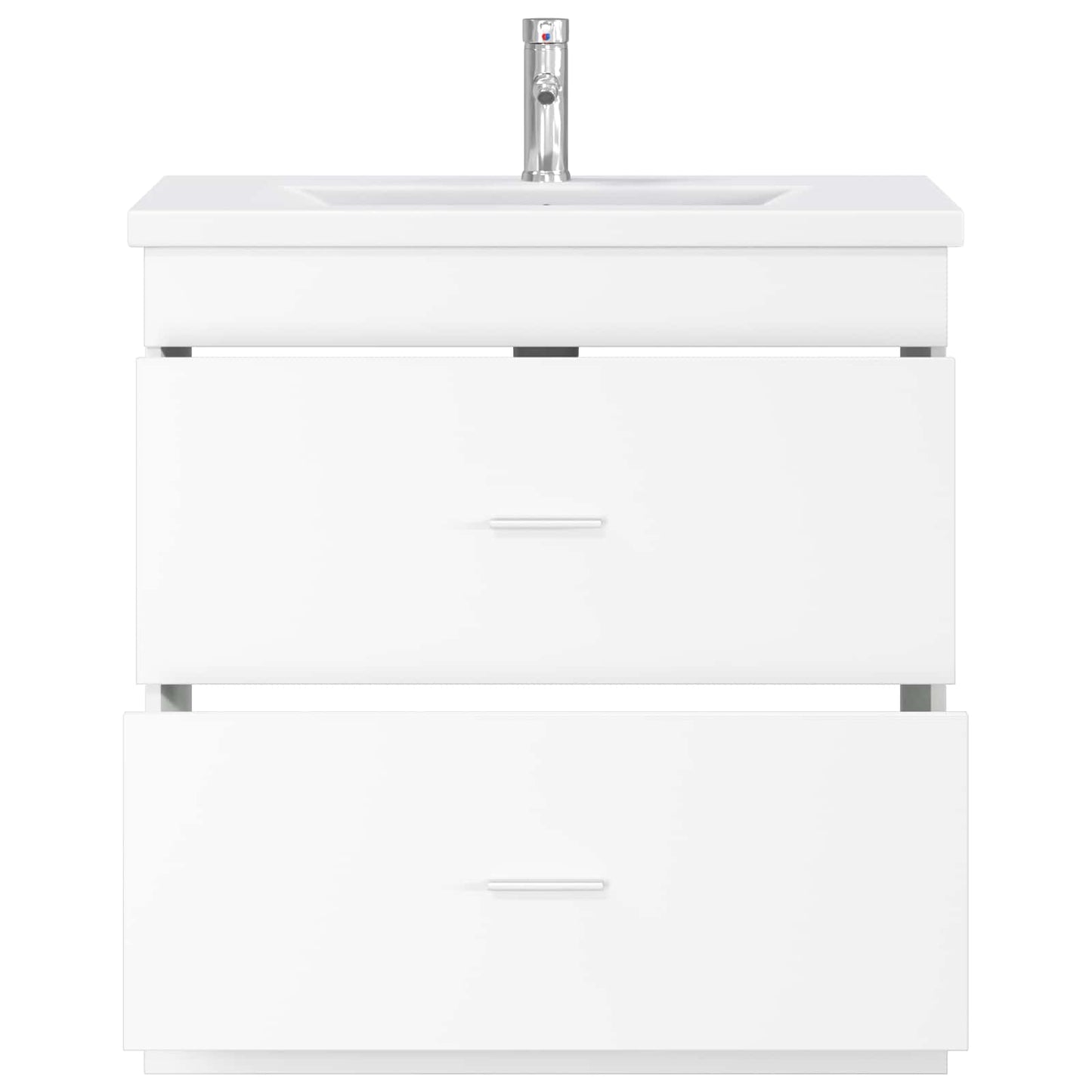 Badezimmermöbel-Set Weiß 81 x 40 x 84,5 cm Holzwerkstoff