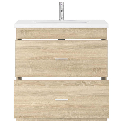 Badezimmermöbel-Set Sonoma-Eiche 81 x 40 x 84,5 cm