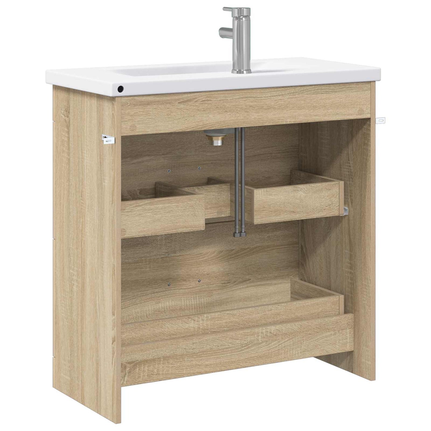 Badezimmermöbel-Set Sonoma-Eiche 81 x 40 x 84,5 cm