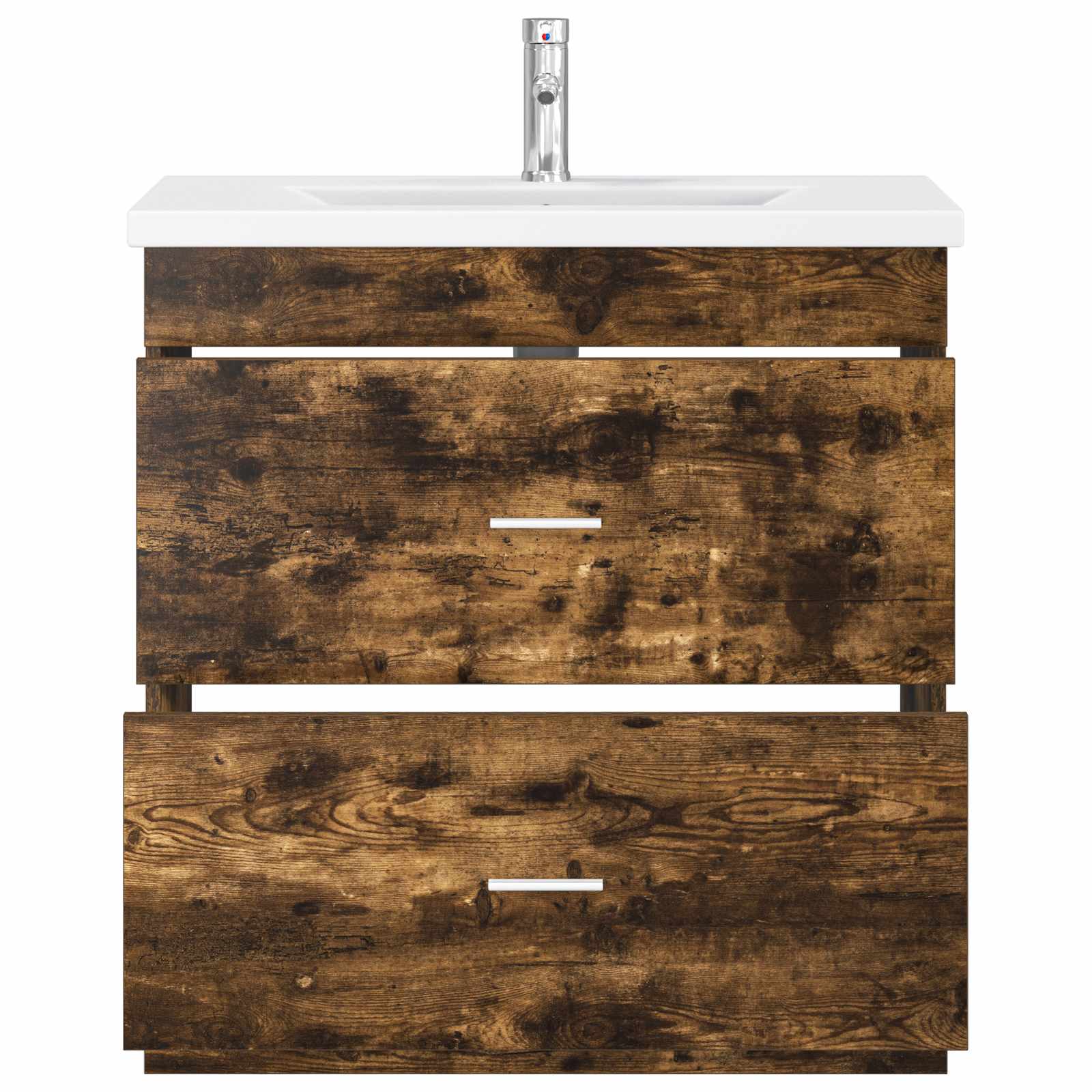 Badezimmermöbel-Set Geräucherte Eiche 81 x 40 x 84,5 cm