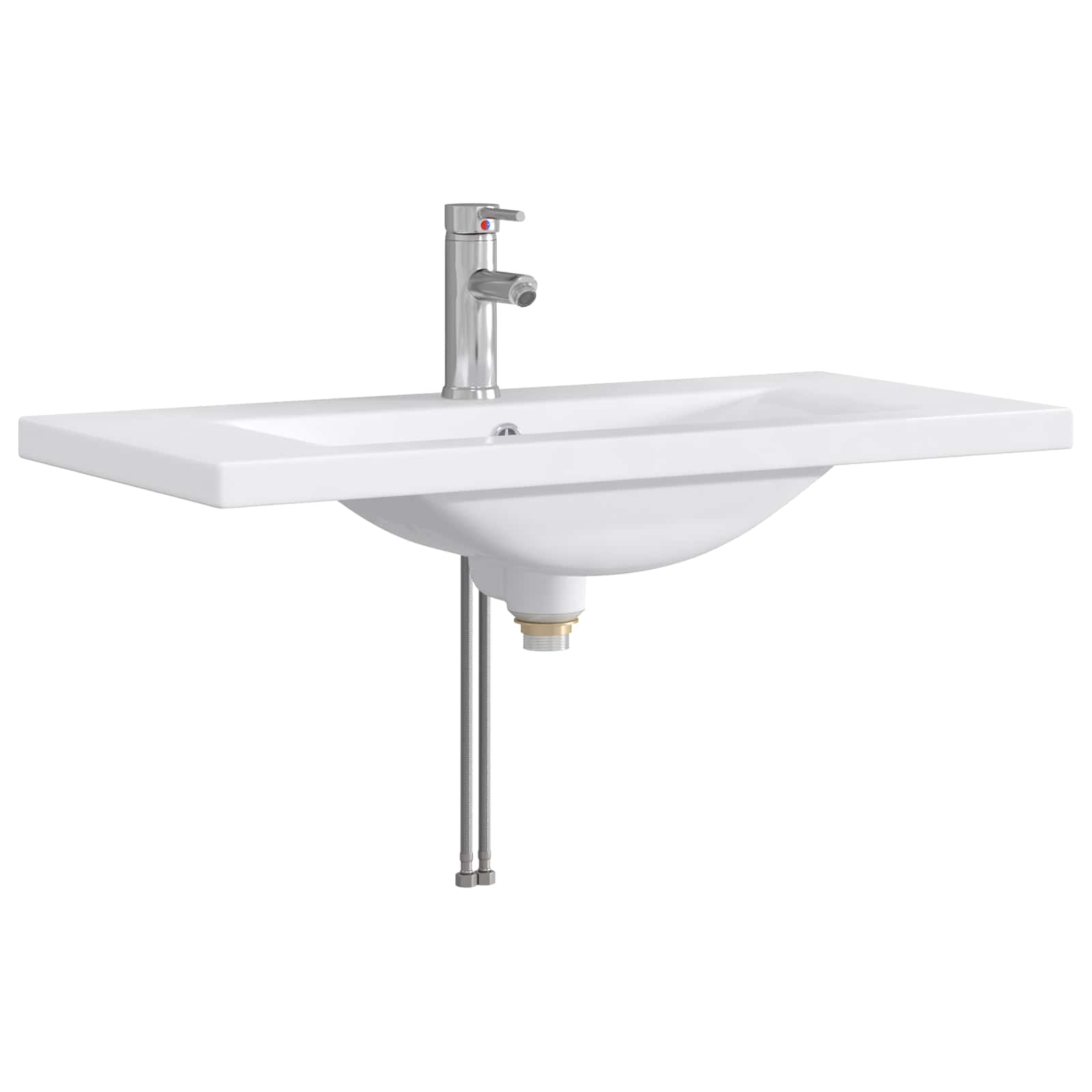 Badezimmermöbel-Set Grau Sonoma 81 x 40 x 84,5 cm Holzwerkstoff