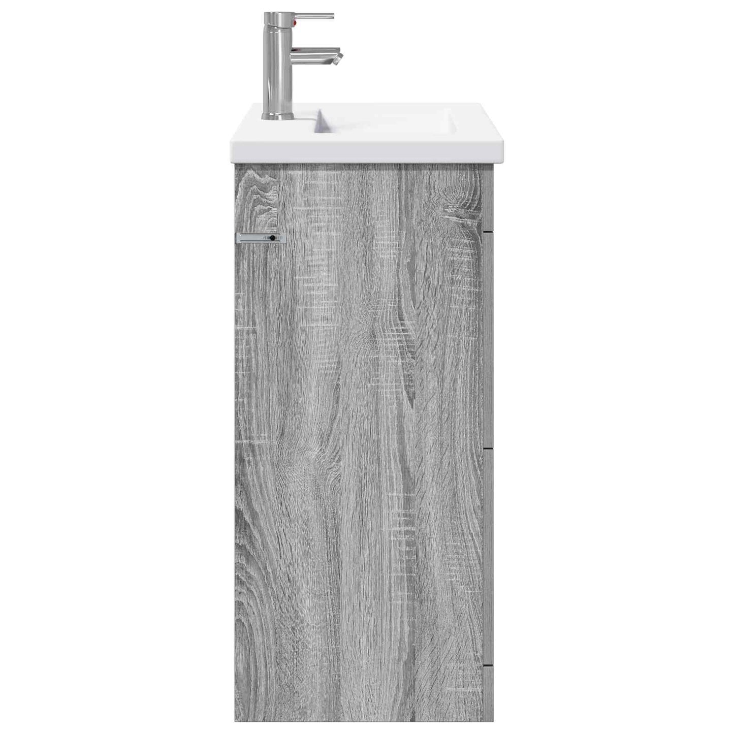 Badezimmermöbel-Set Grau Sonoma 81 x 40 x 84,5 cm Holzwerkstoff