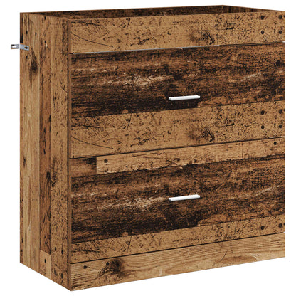 Badezimmermöbel-Set Altholz 81 x 40 x 84,5 cm Holzwerkstoff