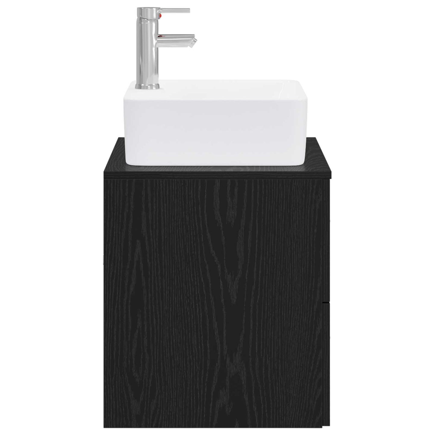 Badezimmermöbel-Set Schwarze Eiche Holzwerkstoff