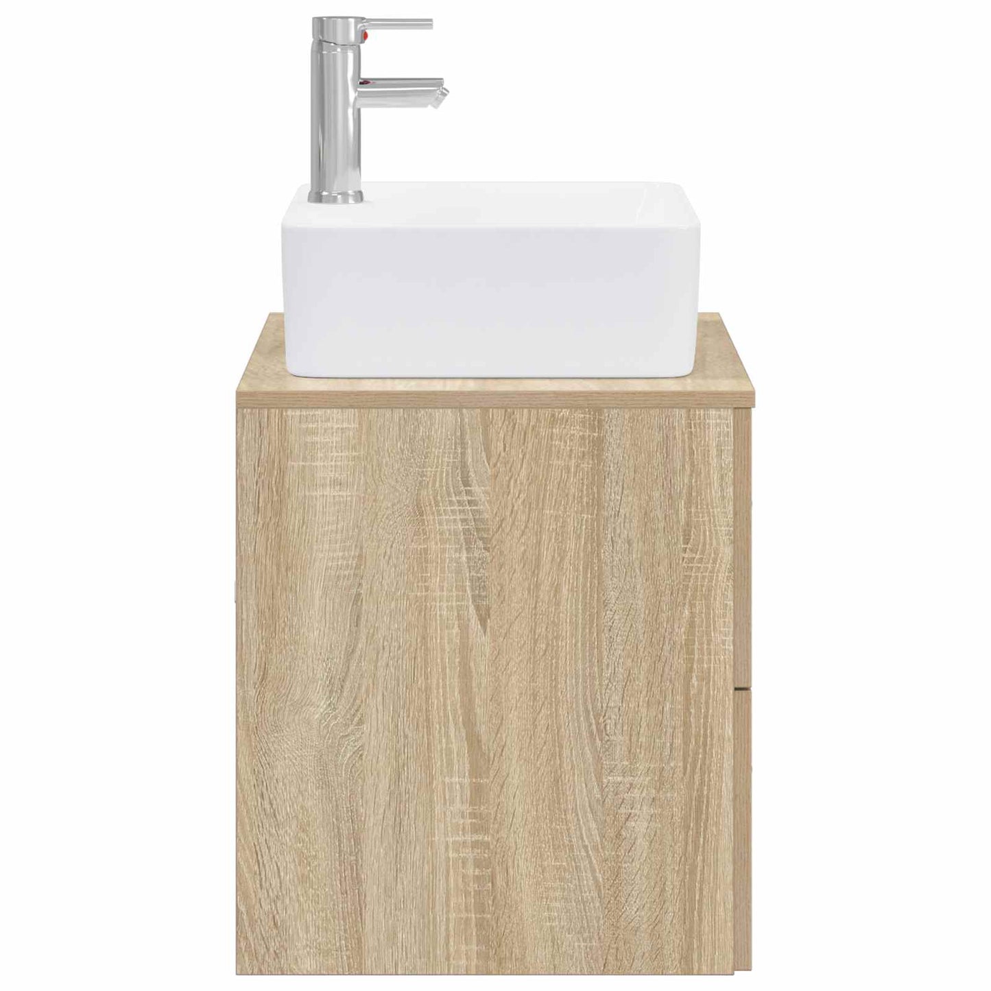 Badezimmermöbel-Set Sonoma-Eiche Holzwerkstoff