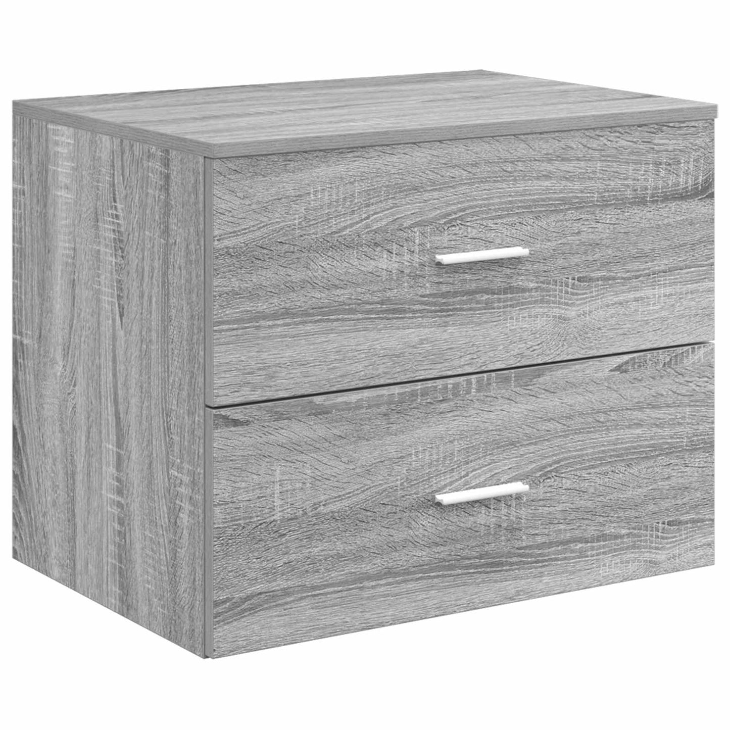 Badezimmermöbel-Set Grau Sonoma Holzwerkstoff