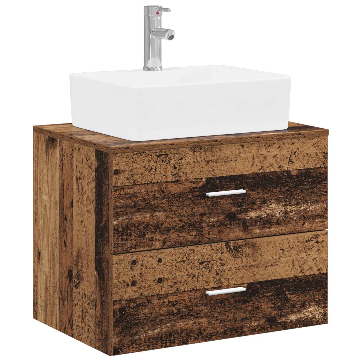 Badezimmermöbel-Set Altholz Holzwerkstoff