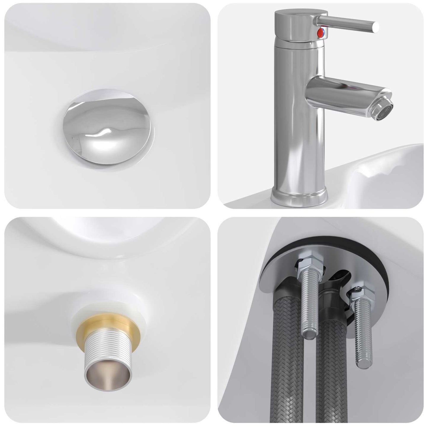 Badezimmermöbel-Set Artisan-Eiche Holzwerkstoff