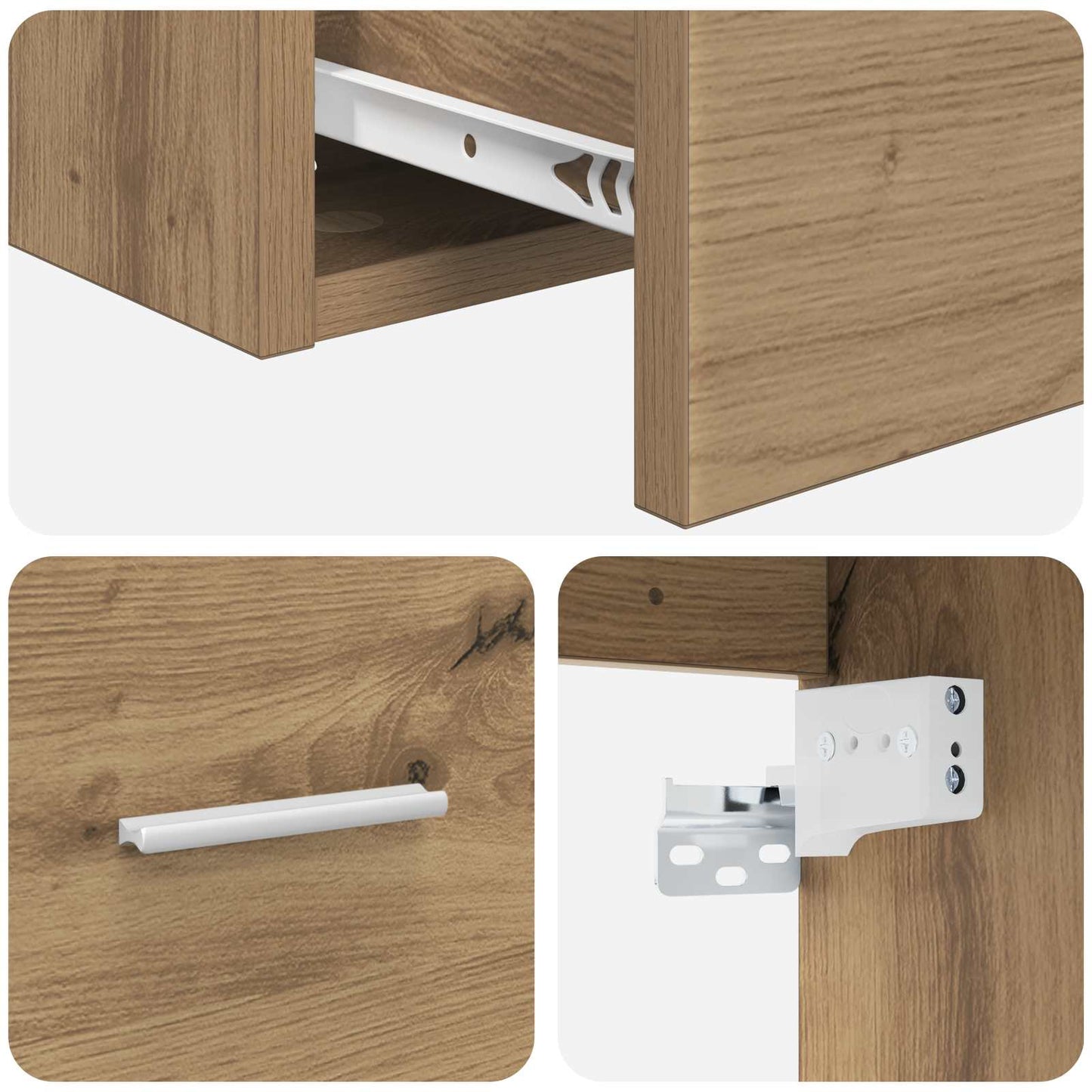 Badezimmermöbel-Set Artisan-Eiche Holzwerkstoff
