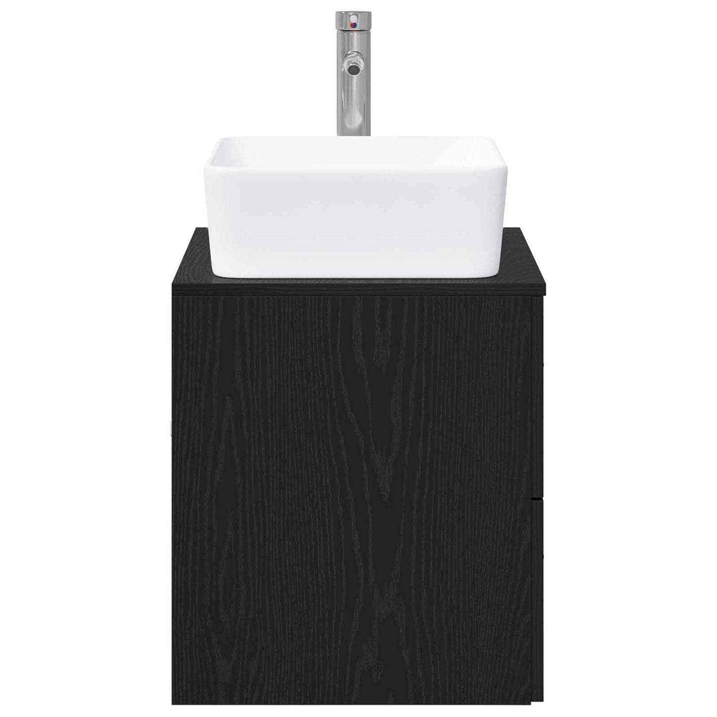 Badezimmermöbel-Set Schwarze Eiche Holzwerkstoff