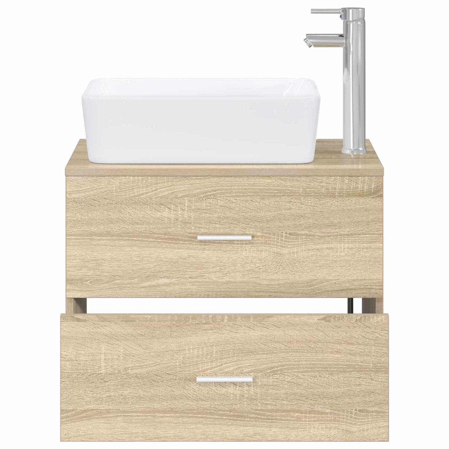 Badezimmermöbel-Set Sonoma-Eiche Holzwerkstoff
