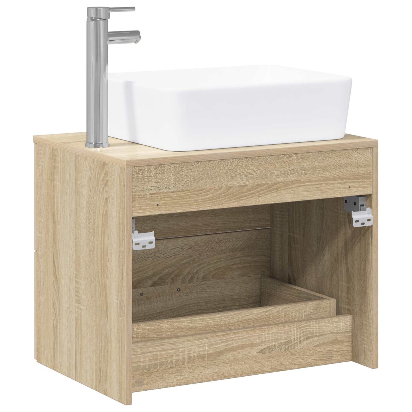 Badezimmermöbel-Set Sonoma-Eiche Holzwerkstoff