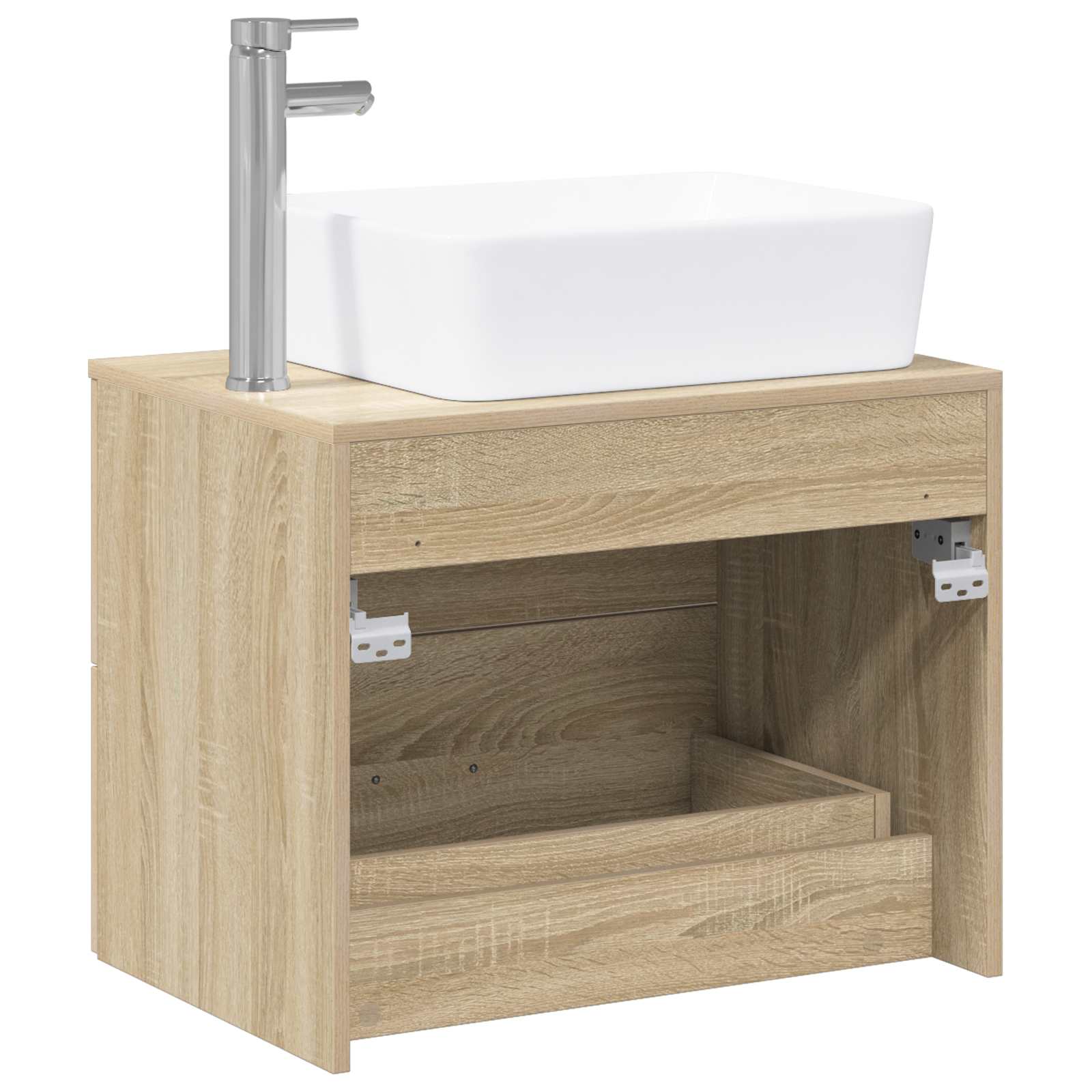 Badezimmermöbel-Set Sonoma-Eiche Holzwerkstoff