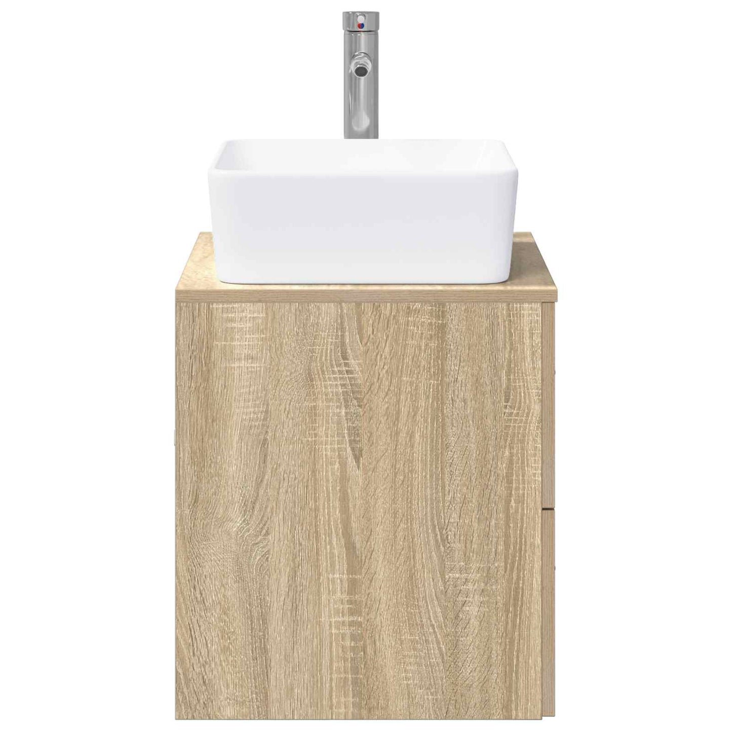 Badezimmermöbel-Set Sonoma-Eiche Holzwerkstoff